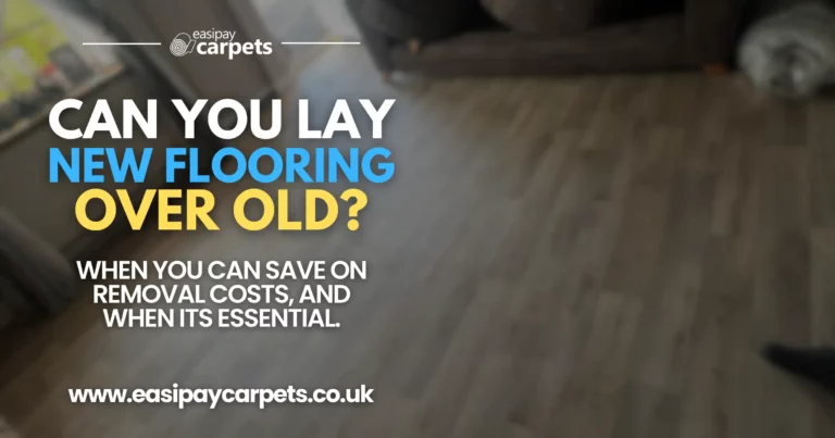 4. can you lay new flooring over old