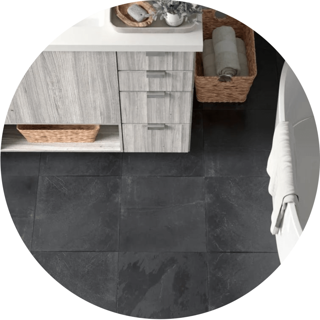 Bathroom vinyl stone tiles flooring
