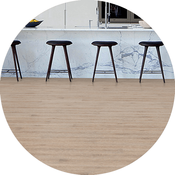 Easipay Carpets Circular Vinyl Flooring in kitchen Image