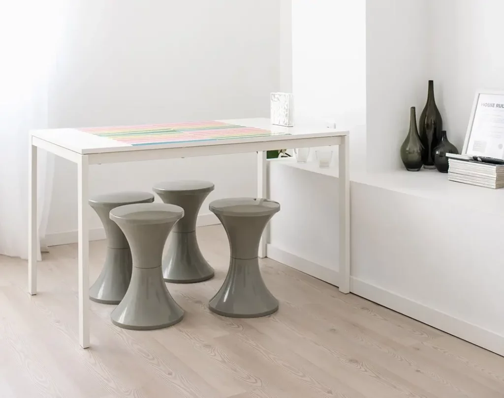 Light grey - white laminate flooring