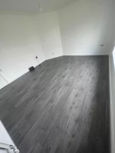 Budget Friendly Flooring in this home office with Easipay's laminate flooring
