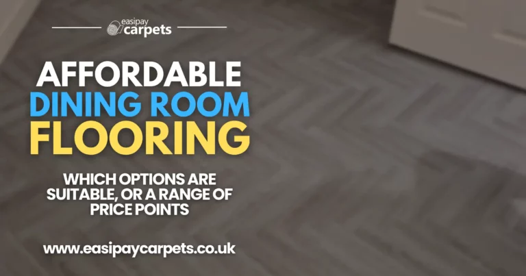 42. budget friendly dining room flooring