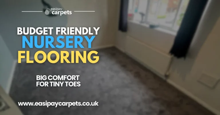 52. create a cosy nursery with budget friendly flooring