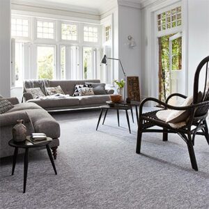 pay weekly carpet - light hard wearing carpet in fresh and light toned living room with neutral decor