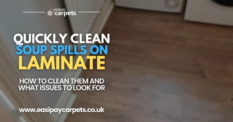 96. how to quickly clean soup spills on laminate