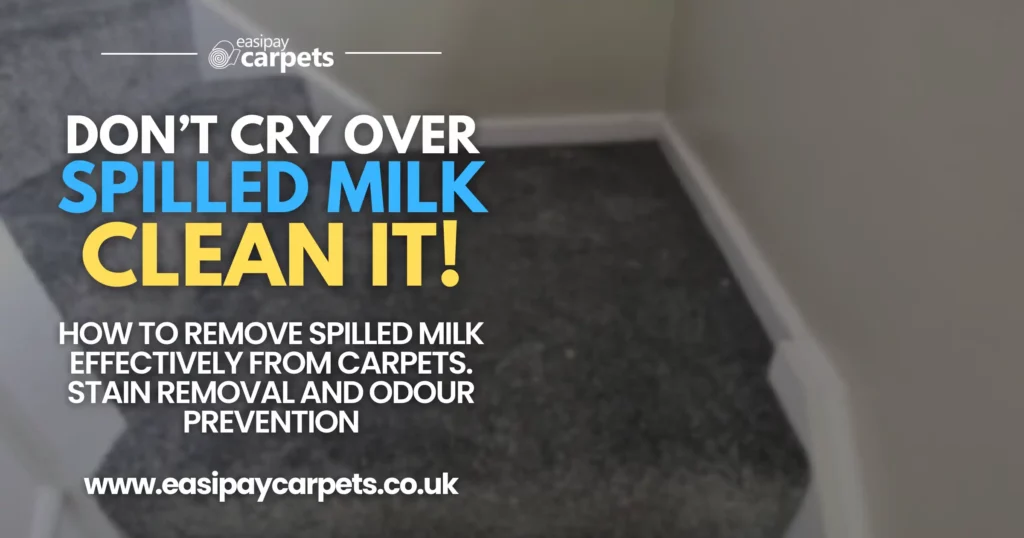 126. how to effectively clean milk spills from carpets