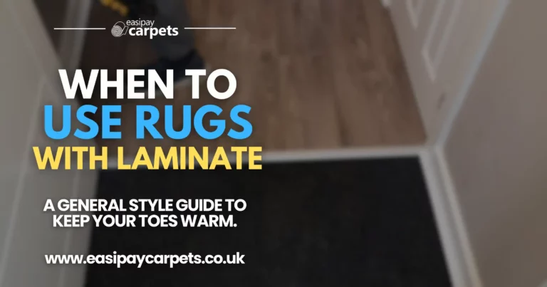 139. How and when to use rugs with laminate