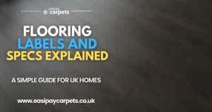 Blog post cover - flooring labels and specs explained