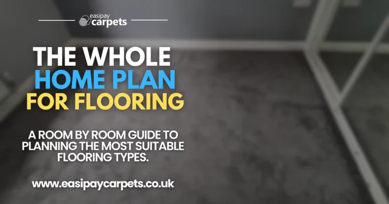 Blog post cover - the whole home plan for flooring