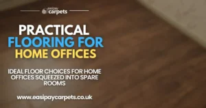 Blog post cover - 24- practical flooring for home offices