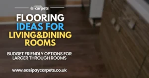 Blog post cover - 33 - flooring ideas for walkthrough living and dining rooms