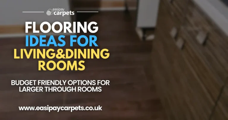 Blog post cover - 33 - flooring ideas for walkthrough living and dining rooms